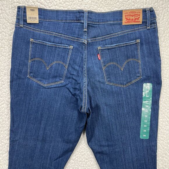 Levi’s 311 Shaping Skinny Jeans Women’s 34 (Actual 37x29) Blue Minimalist Casual - Picture 6 of 14